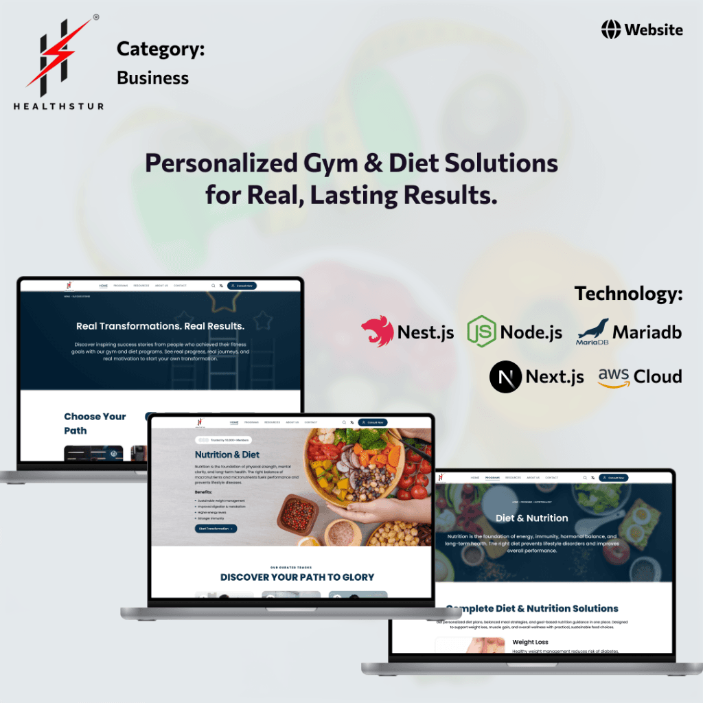 Healthstur case study preview